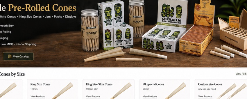 Pre-rolled cones wholesale category